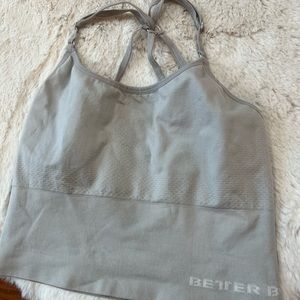 Better Bodies Astoria Seamless Sports Bra Grey Size S